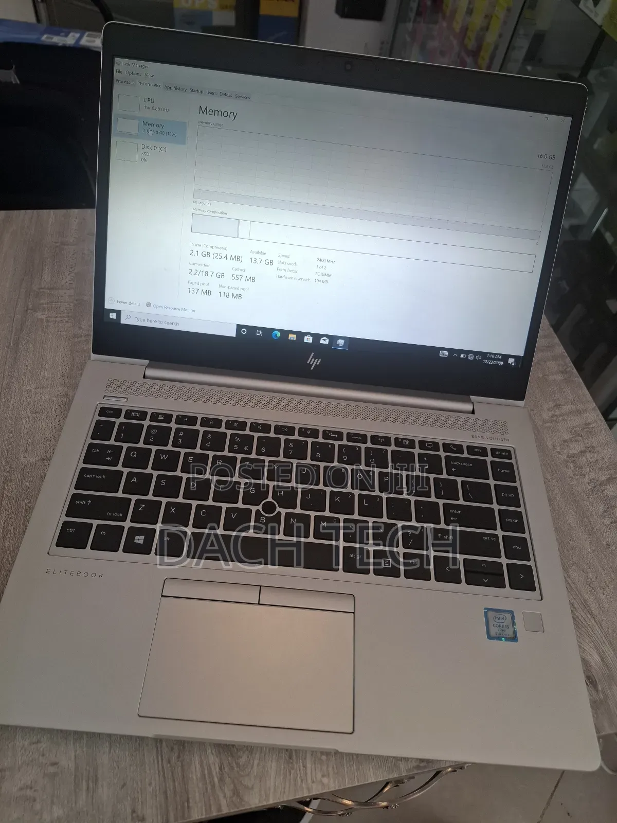 Laptop HP EliteBook 840 G6 16GB Intel Core I5 SSD 512GB