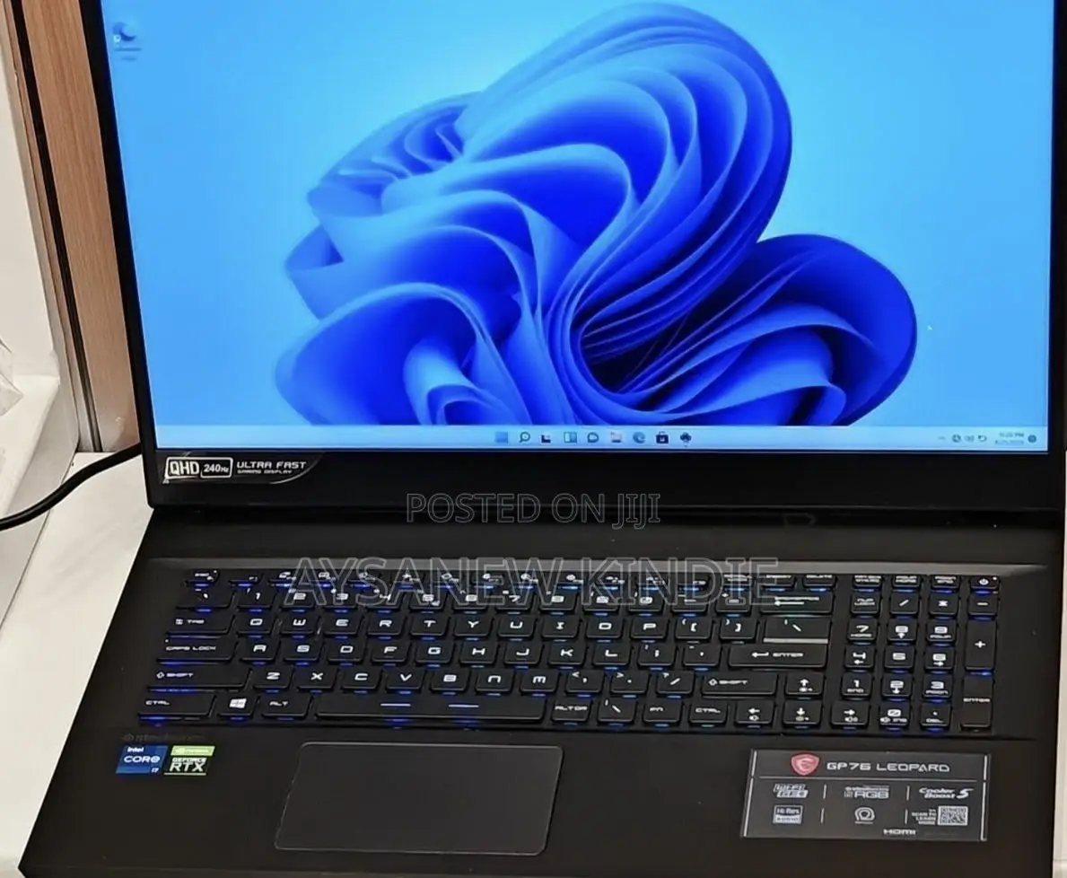 New Laptop MSI GP75 Leopard 16GB Intel Core I7 SSD 1T