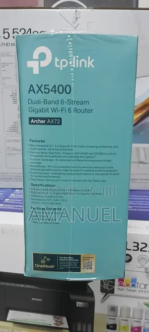 Ax5400(Archer Ax72) Dual Band Wifi 6 Wifi Router