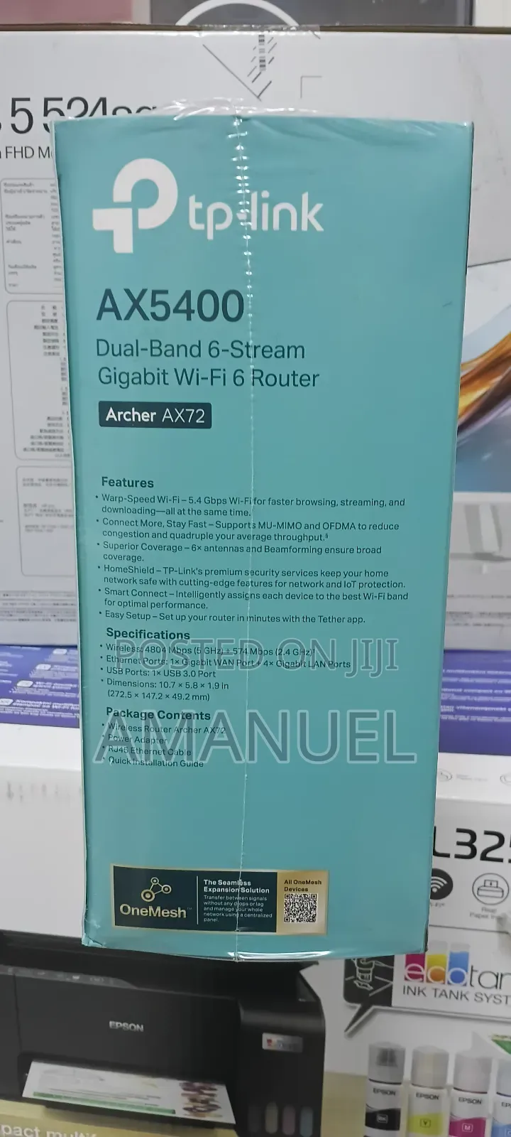 Ax5400(Archer Ax72) Dual Band Wifi 6 Wifi Router