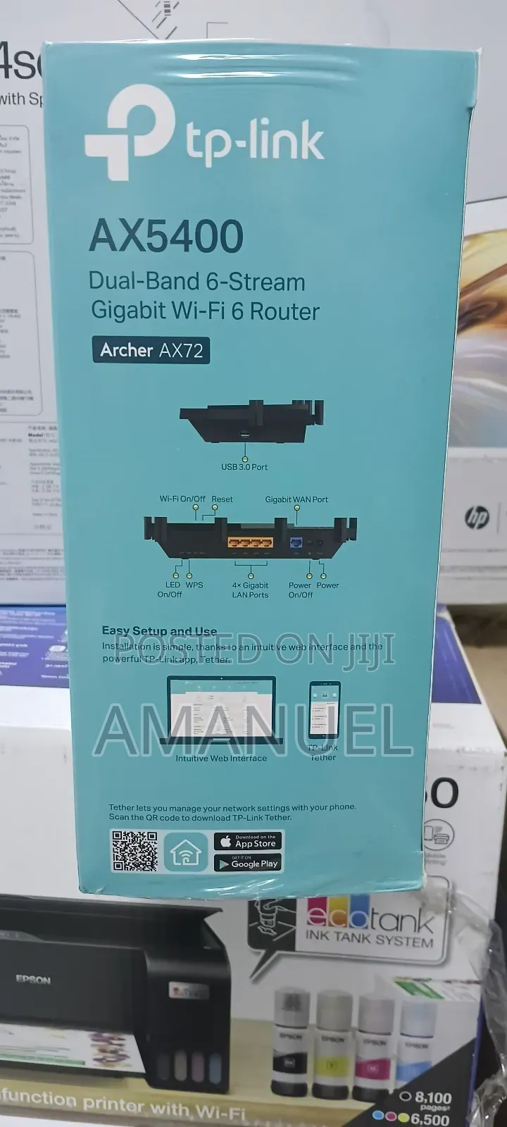 Ax5400(Archer Ax72) Dual Band Wifi 6 Wifi Router