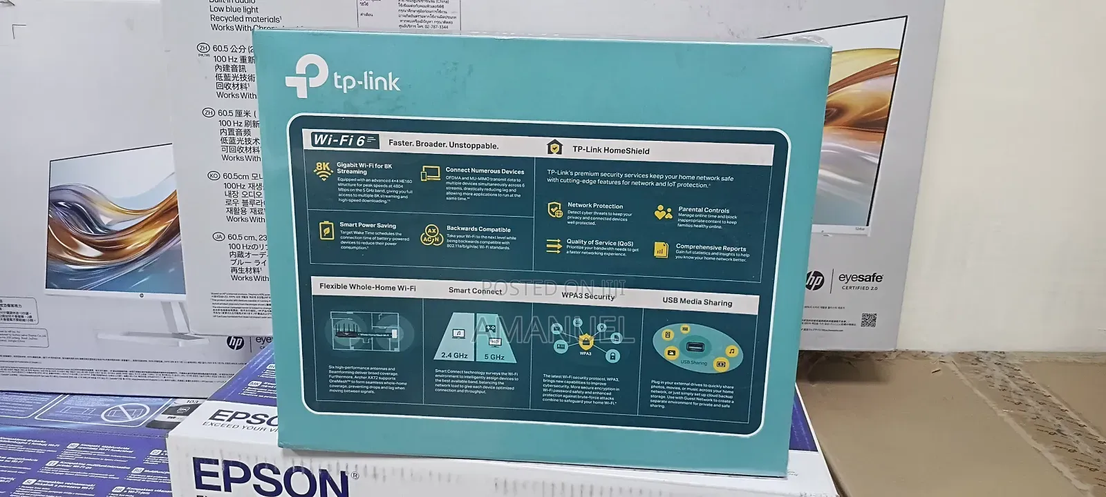 Ax5400(Archer Ax72) Dual Band Wifi 6 Wifi Router