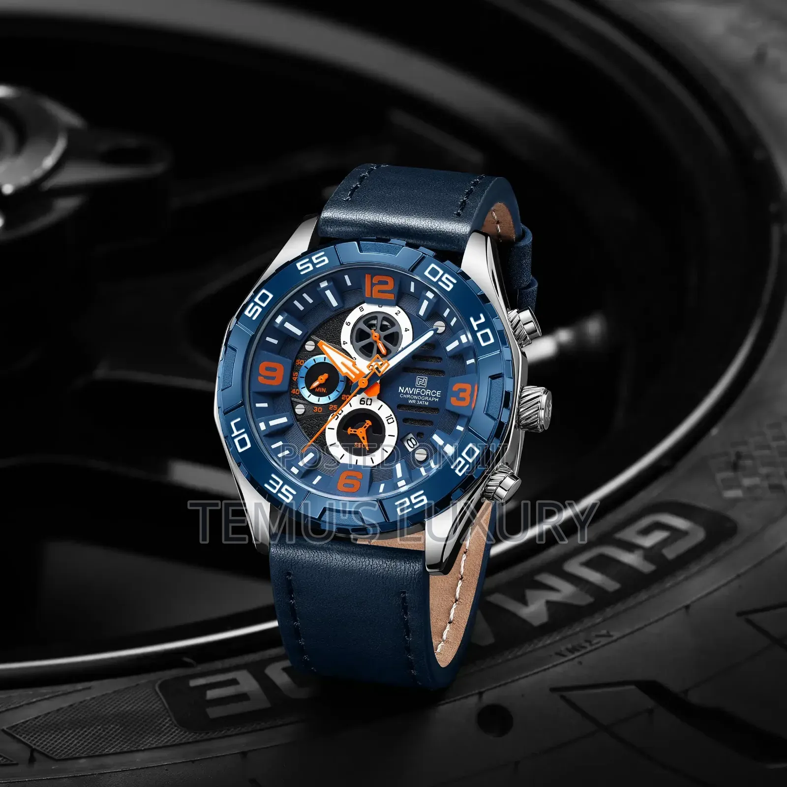 Naviforce Nf-8043 Chronograph Blue Watch