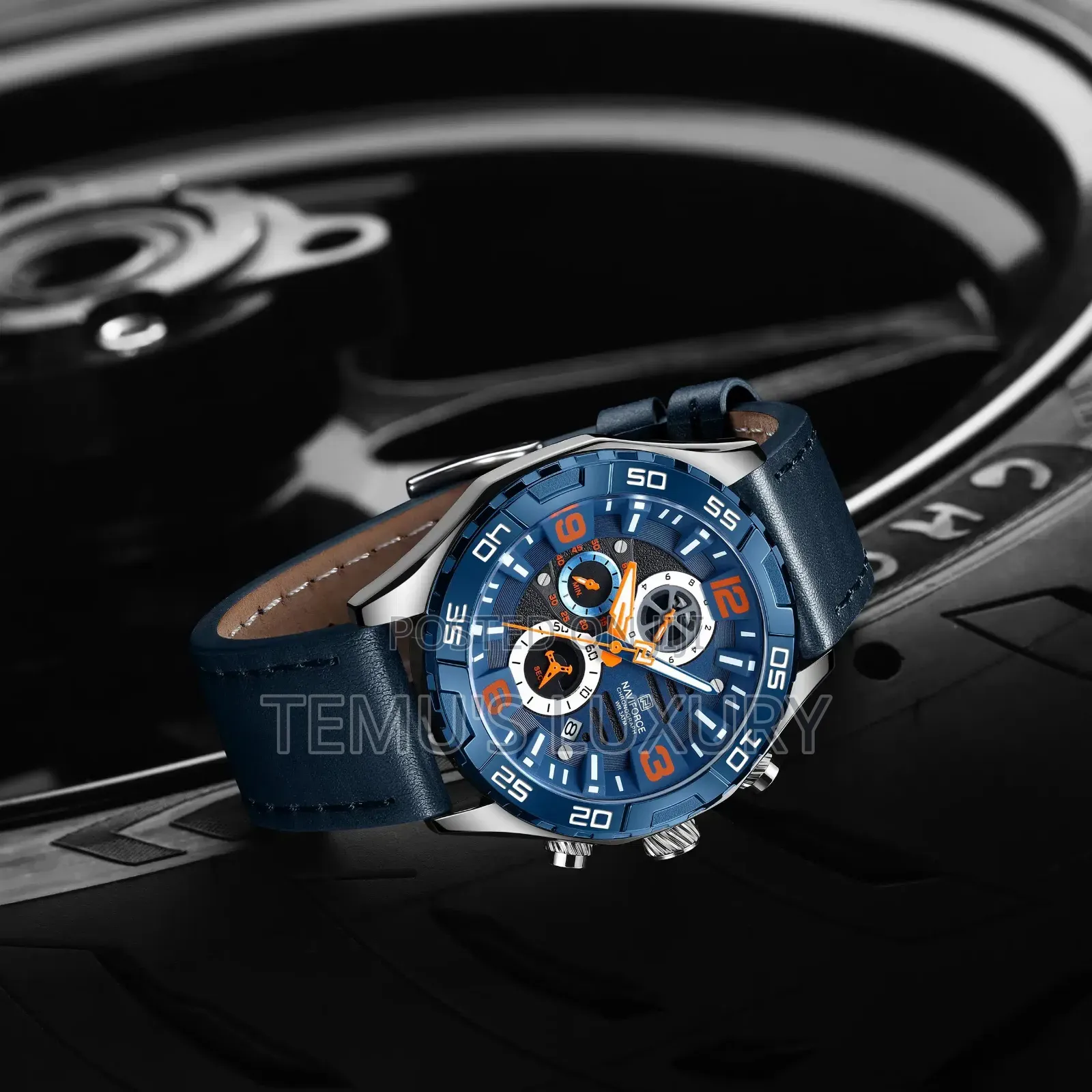 Naviforce Nf-8043 Chronograph Blue Watch