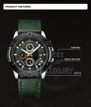 Naviforce Nf9197l Luxury Men's Green Watch