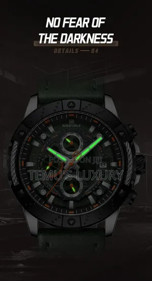 Naviforce Nf9197l Luxury Men's Green Watch