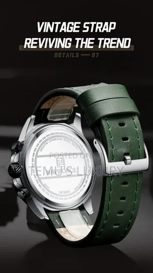 Naviforce Nf9197l Luxury Men's Green Watch