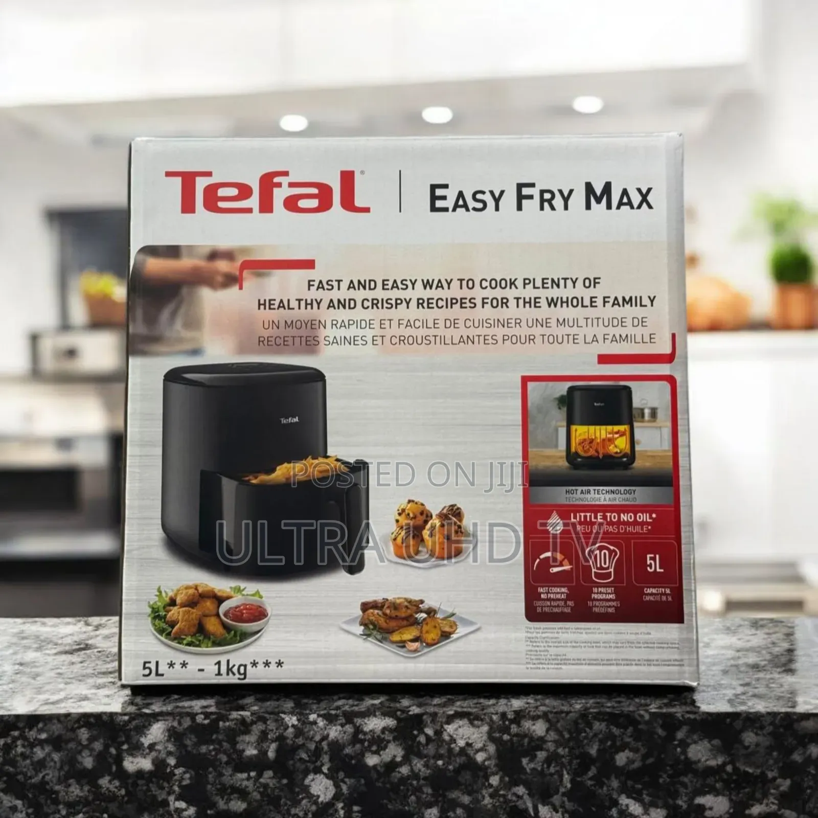 Tefal Easy Fry Max Digital Air Fryer,5l, 10in1, Uses No Oil, Air Fry,