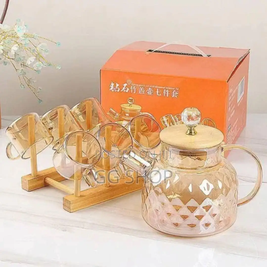 7in1 Glass Tea Pot Sets