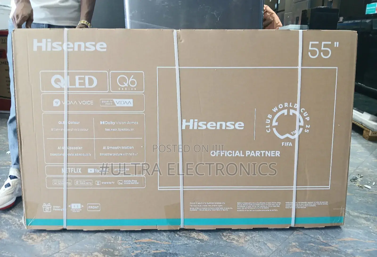 Hisense 55"Inhctv Class Q6 Series Led Uhd Smart Frameless