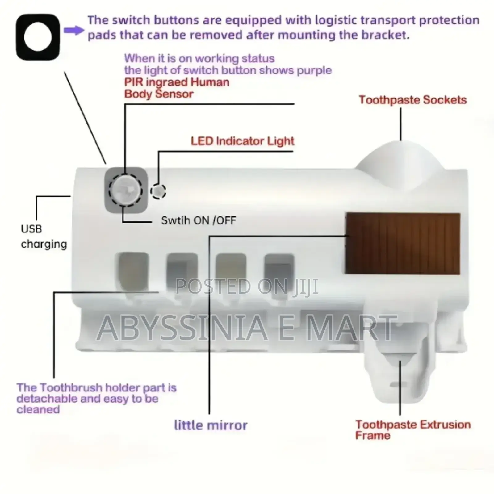 Multi-Function Toothbrush Sterilizer