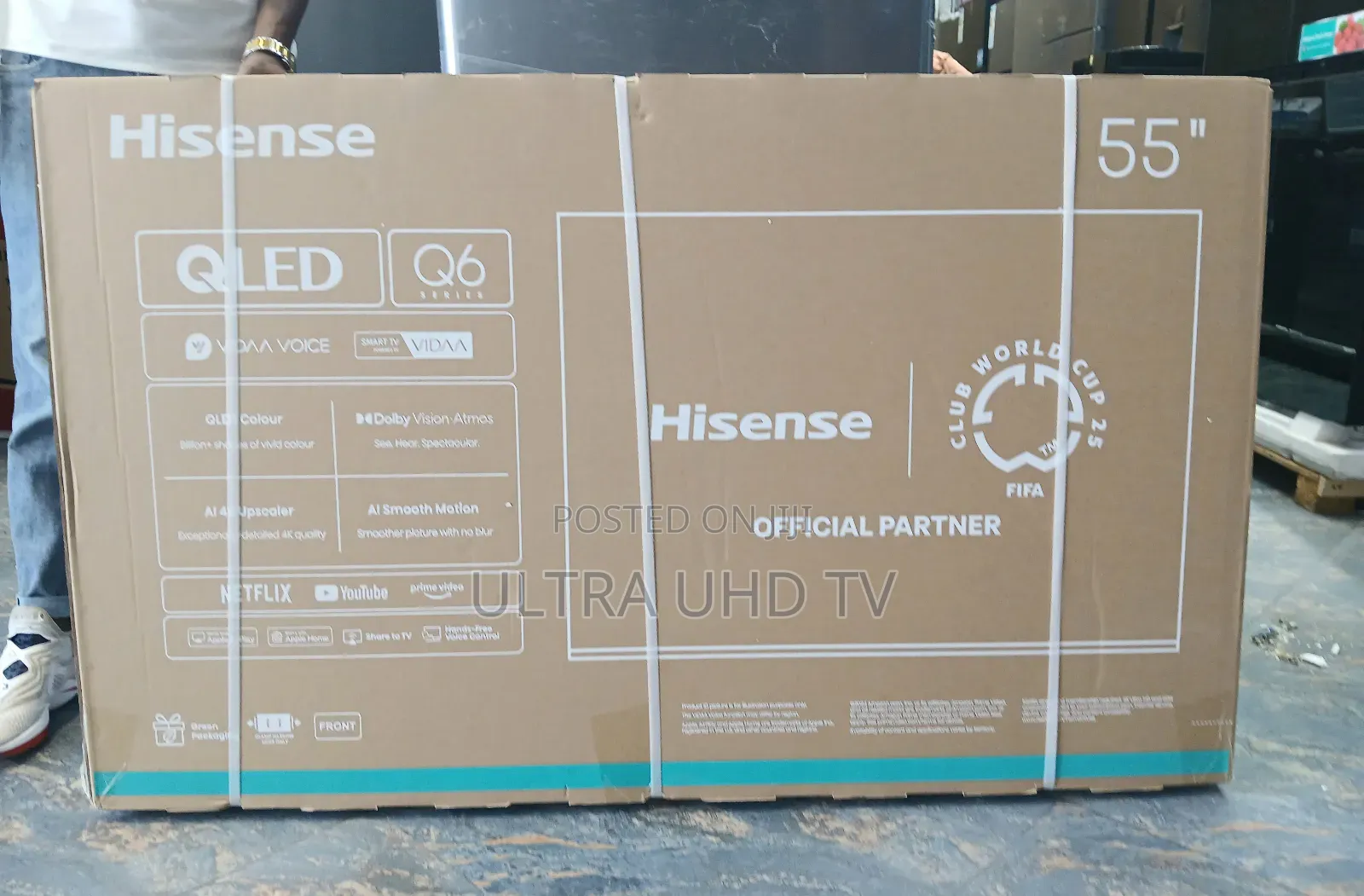 Hisense 55"Inhctv Class Q6 Series Led Uhd Smart Frameless