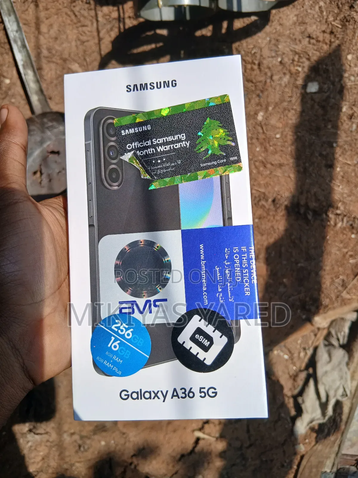 New Samsung Galaxy A36 256 GB Black