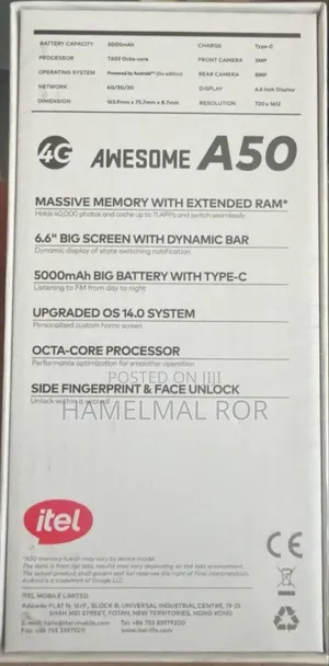 New Itel A50 128 GB Green