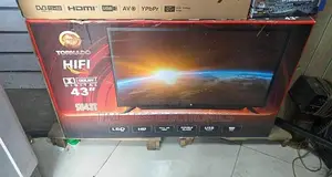 Tornado 43” Double Glass Smart Uhd Tv – Stunning Clarity