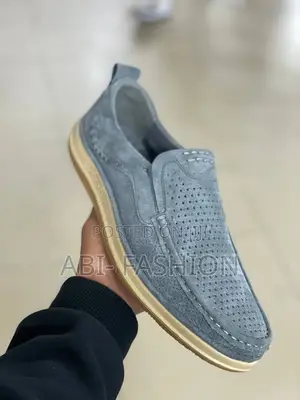 Photo - Ivory Suede Men's Grey Edition