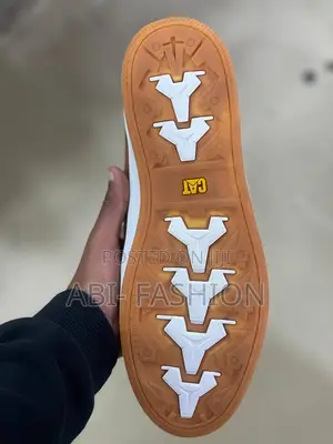 Cat Brown Color White Sole.