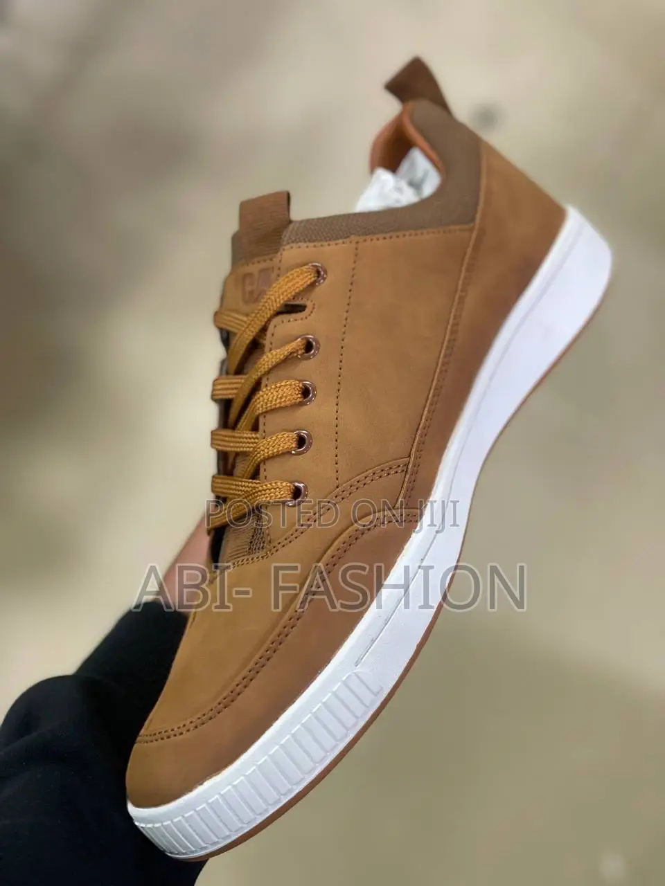 Cat Brown Color White Sole.