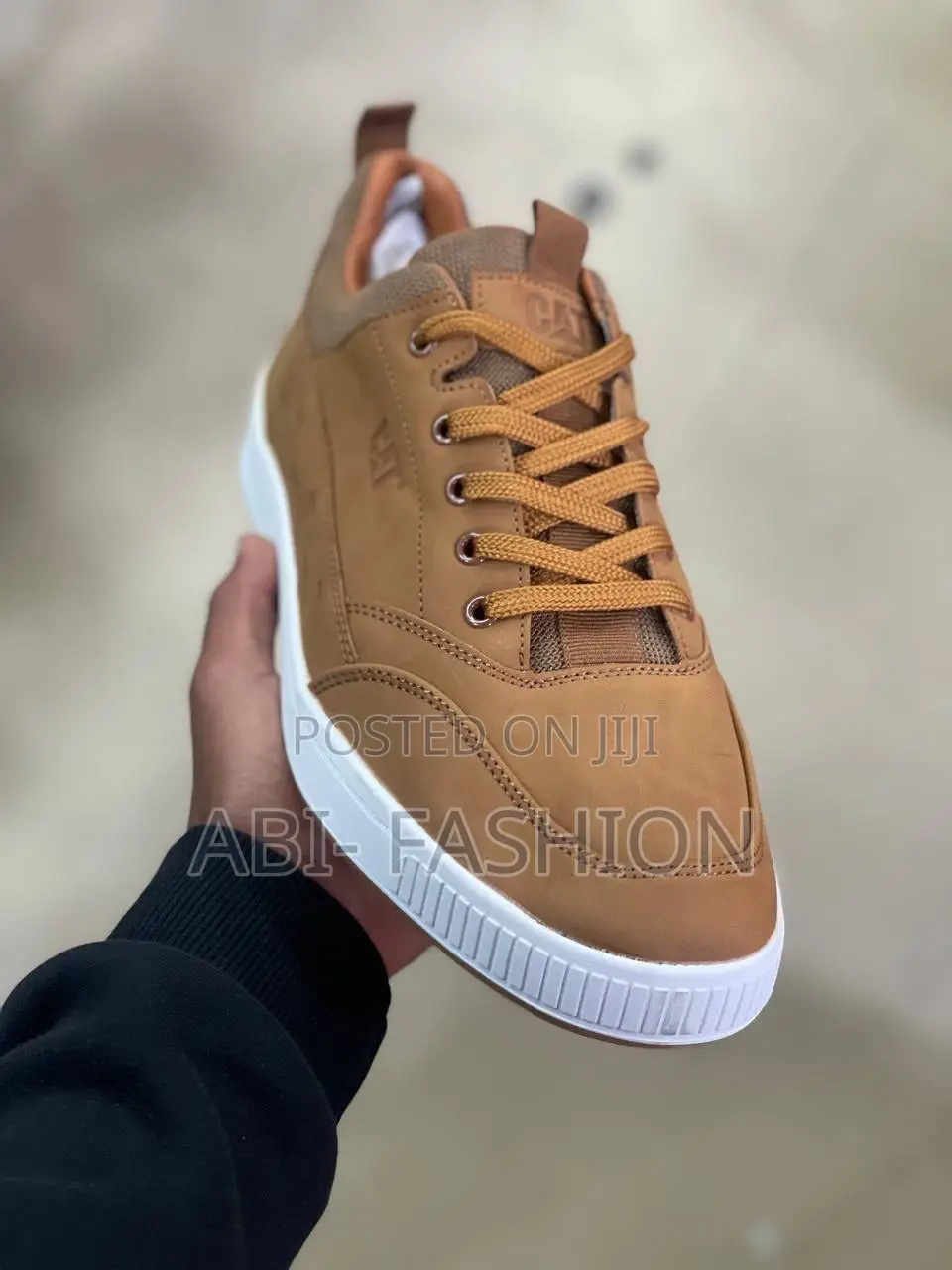 Cat Brown Color White Sole.