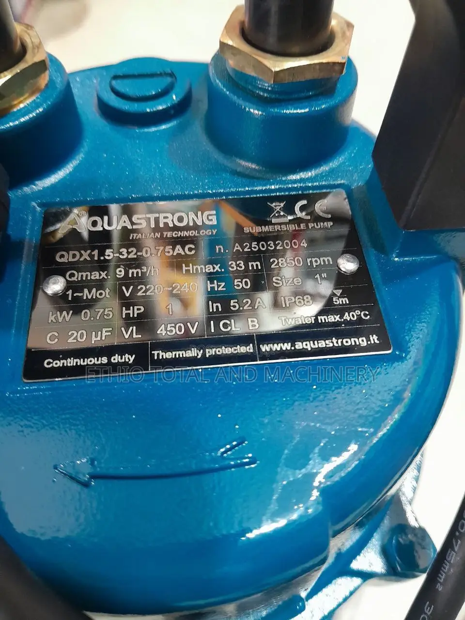 Aquastrong 1hp Pump Submersible