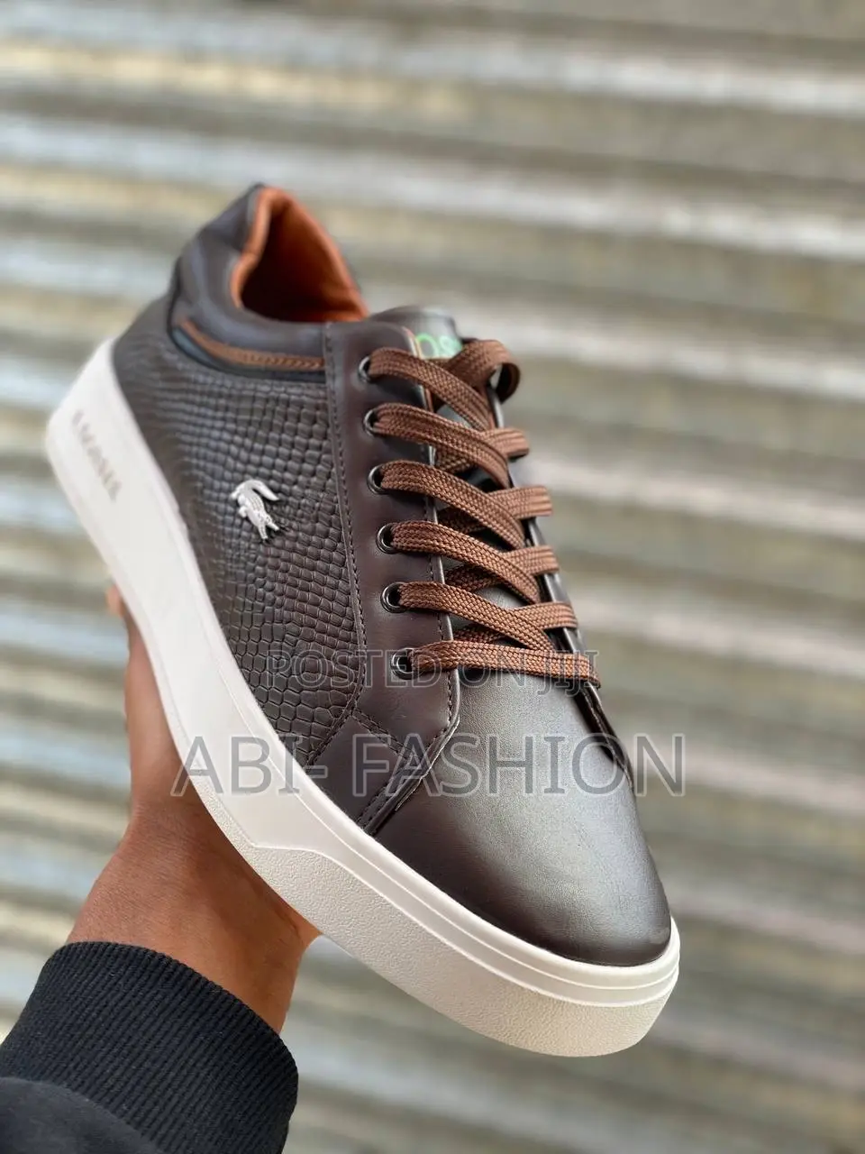 Lacoste Men's New Pure Leather White Sole