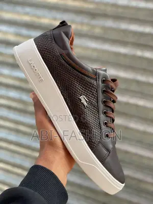 Lacoste Men's New Pure Leather White Sole