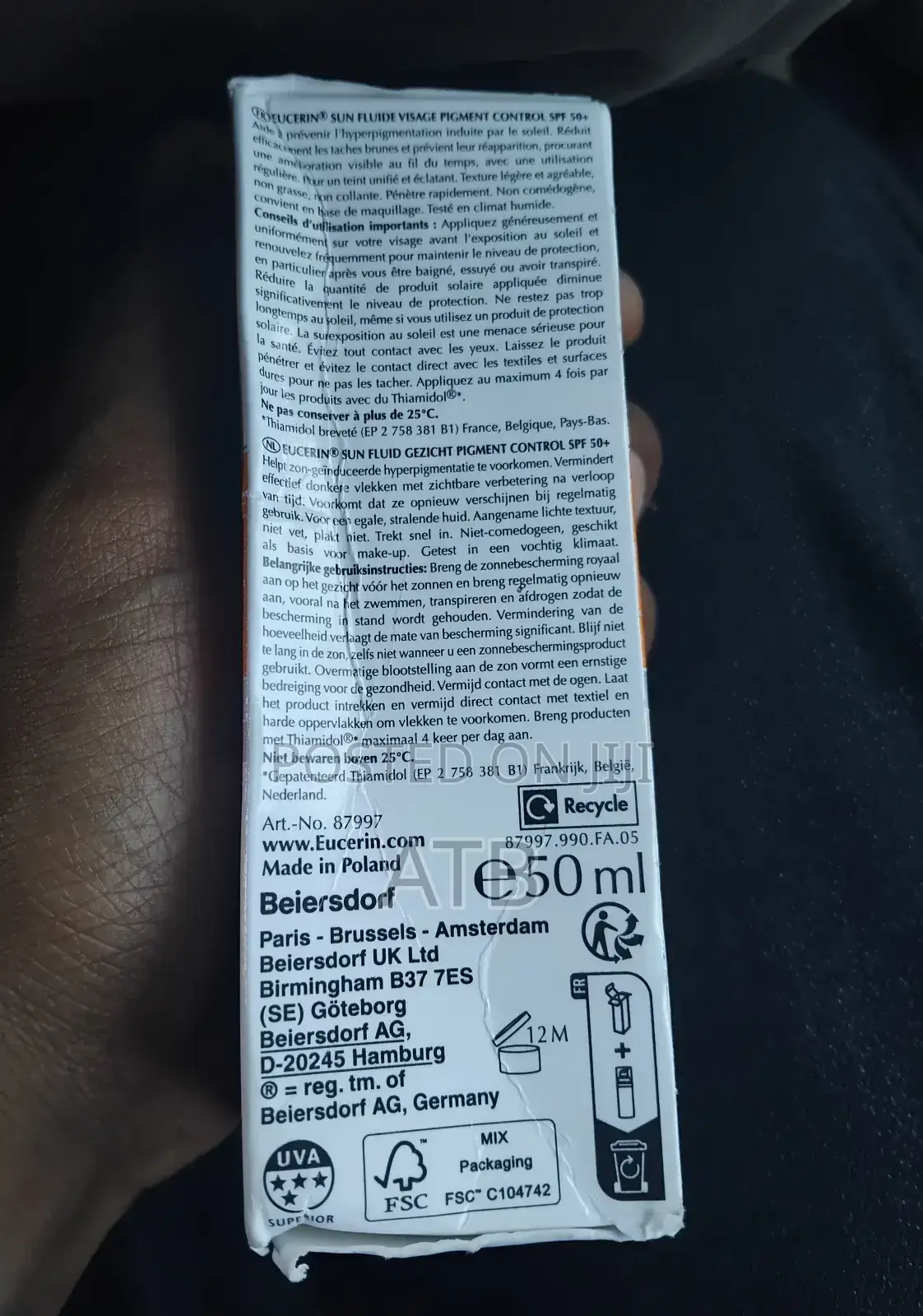 Eucerin Pigment Control Sunscreen