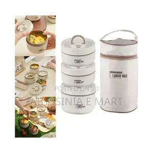Isolated Lunch Box With Bag
