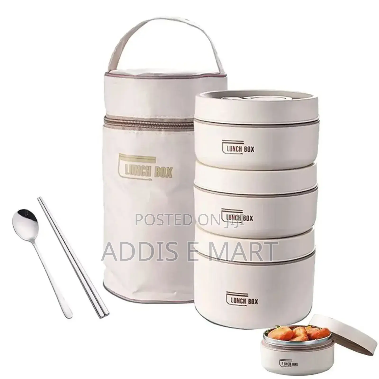 Isolated Lunch Box With Bag