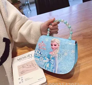 Girls Ruffle Flower, Leaf Metal Decor, Pearl Sticker Pu Wool Felt