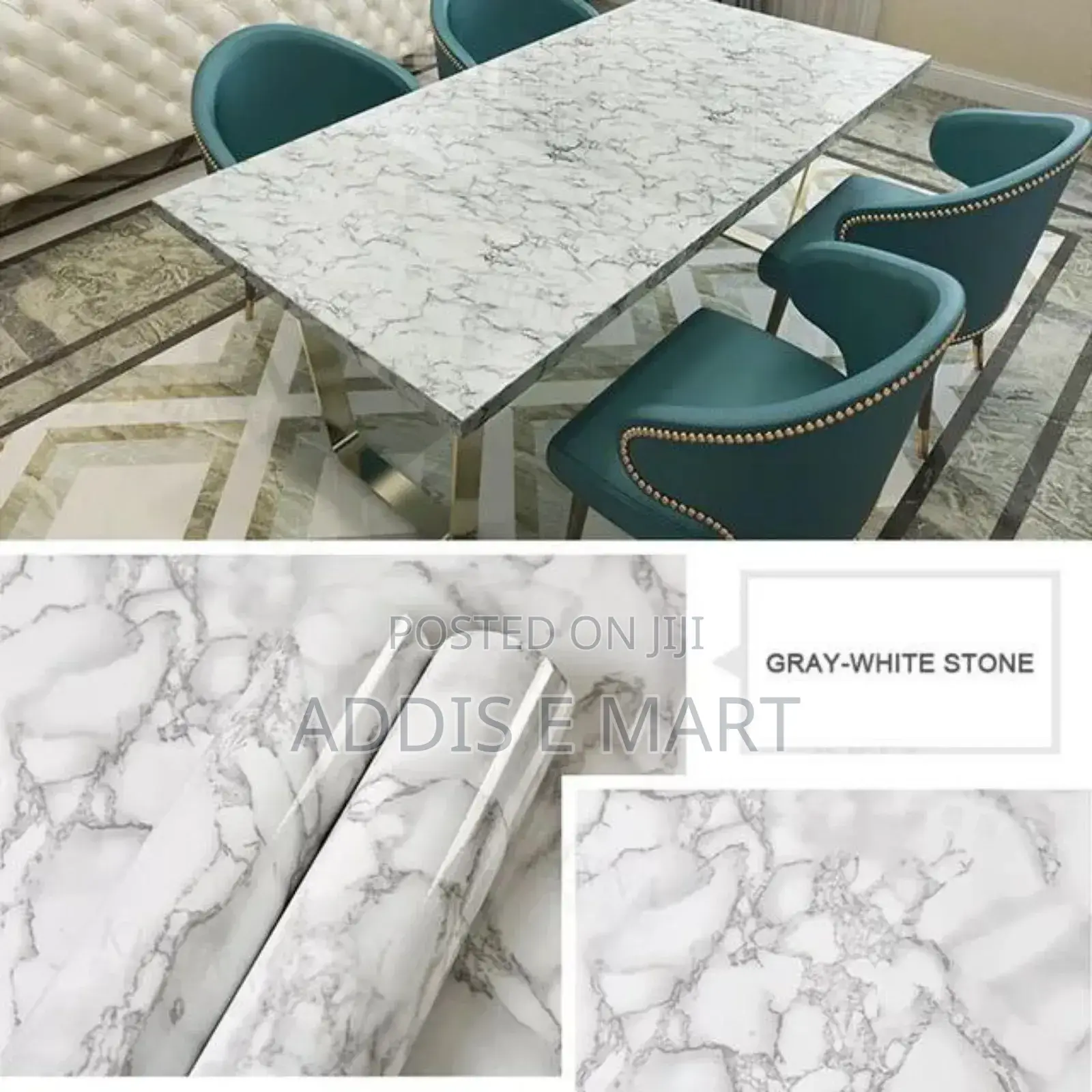  Marble Pattern Self Adhesive Wall Sticker