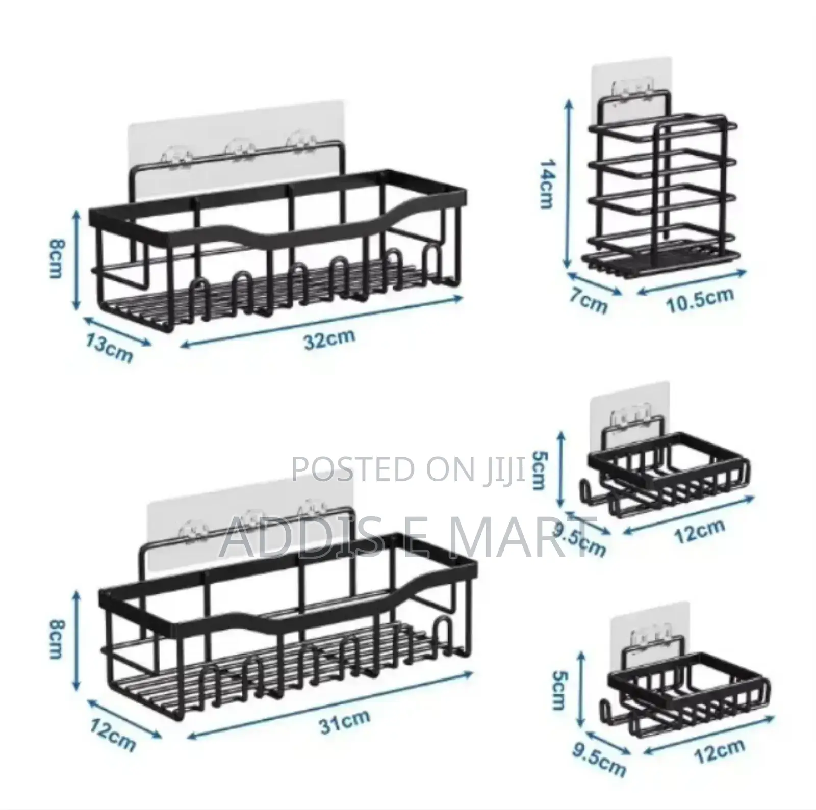  5 in 1 Corner Shower and Kitchen Organizer Caddy
