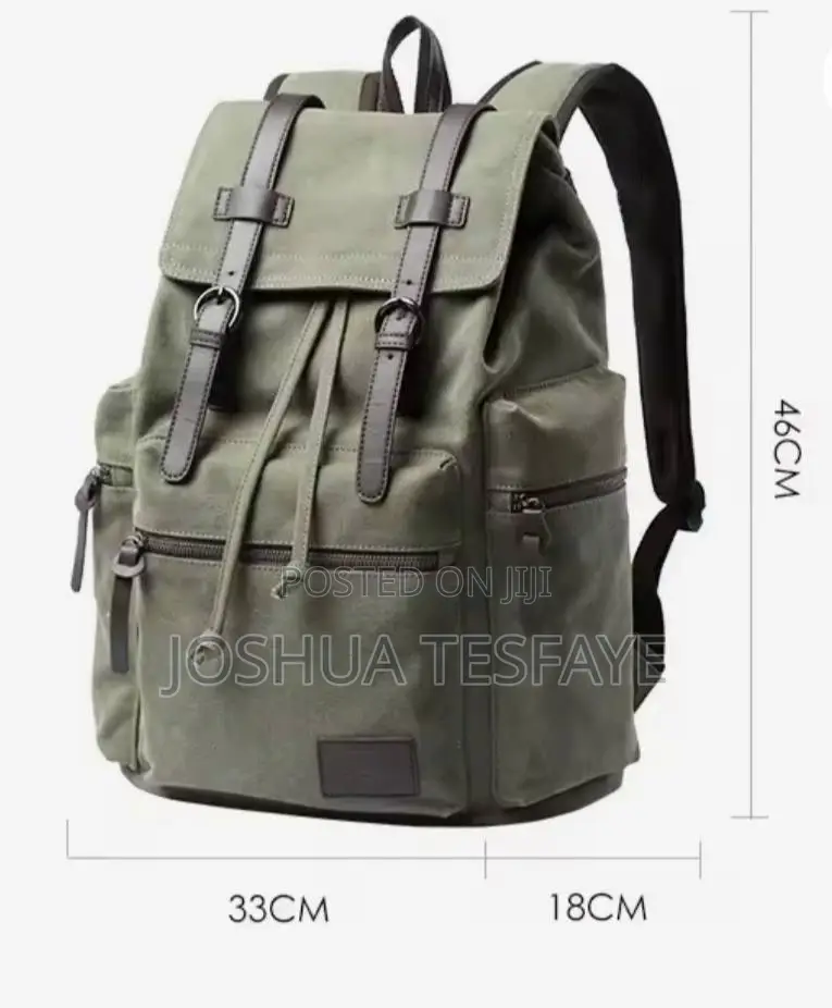 Unisex Retro Travel Backpack