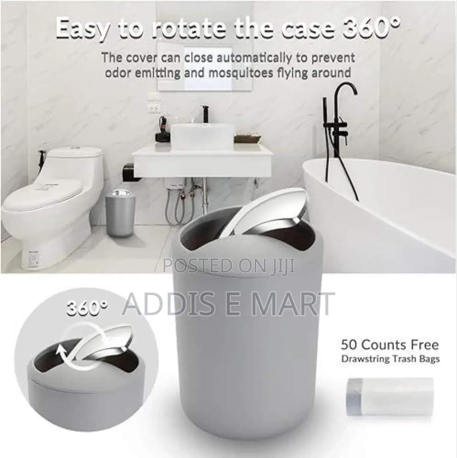 6 Pcs Bathroom Set