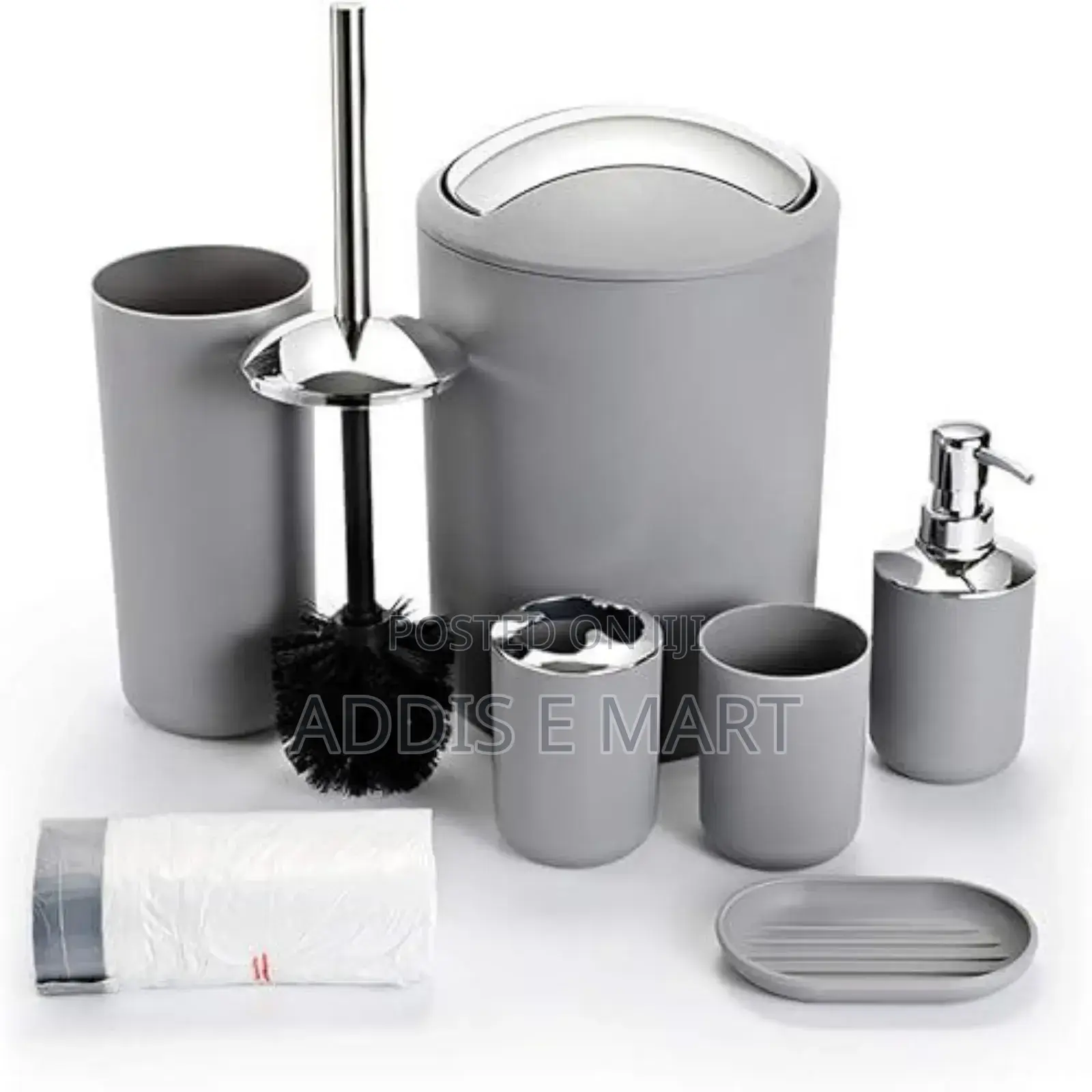6 Pcs Bathroom Set