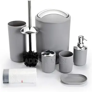 6 Pcs Bathroom Set