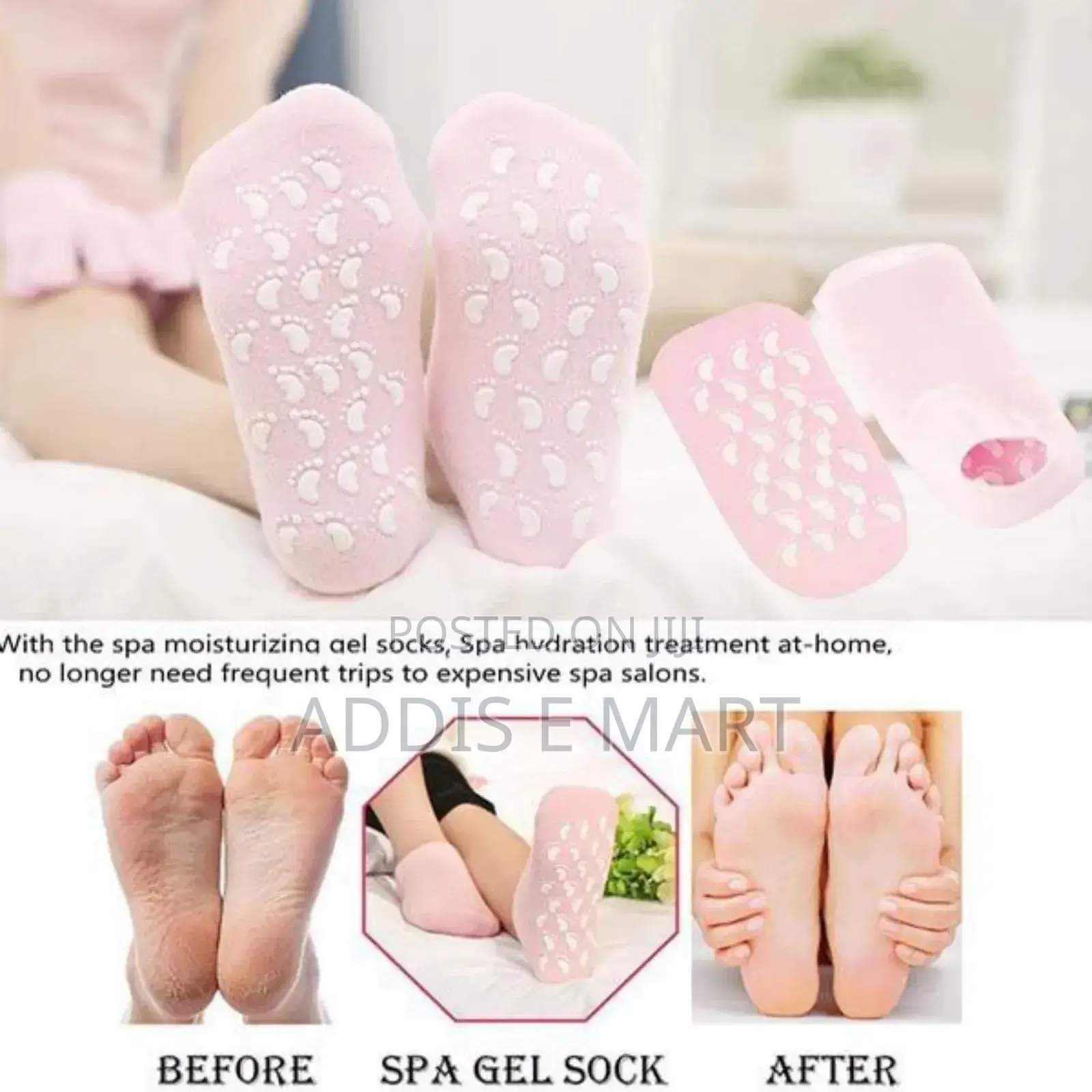 Soft Moisturizing Gel Socks Foot Care
