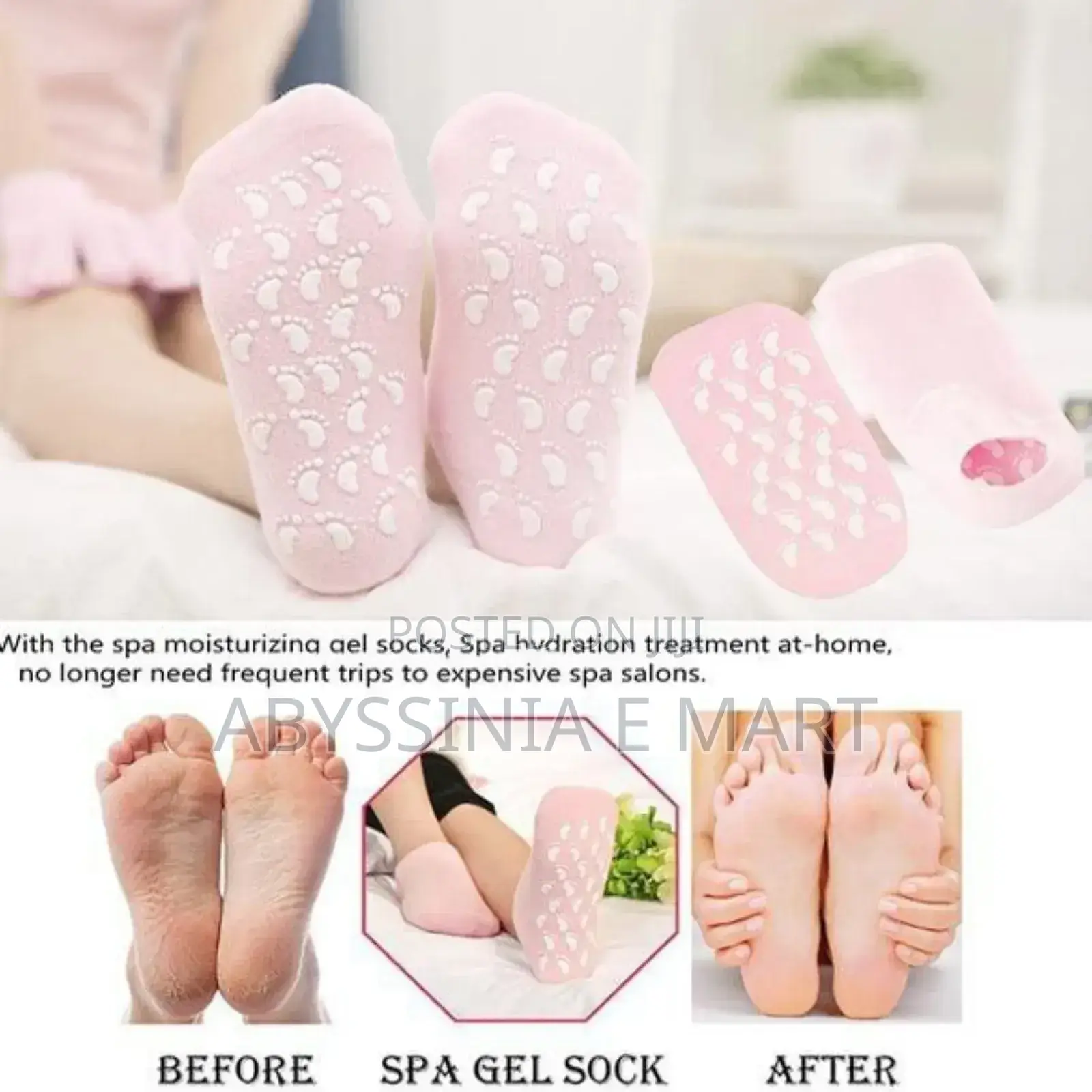 Soft Moisturizing Gel Socks Foot Care