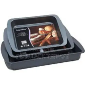 3pcs Hotchef Granite Non-Stick Oven Tray