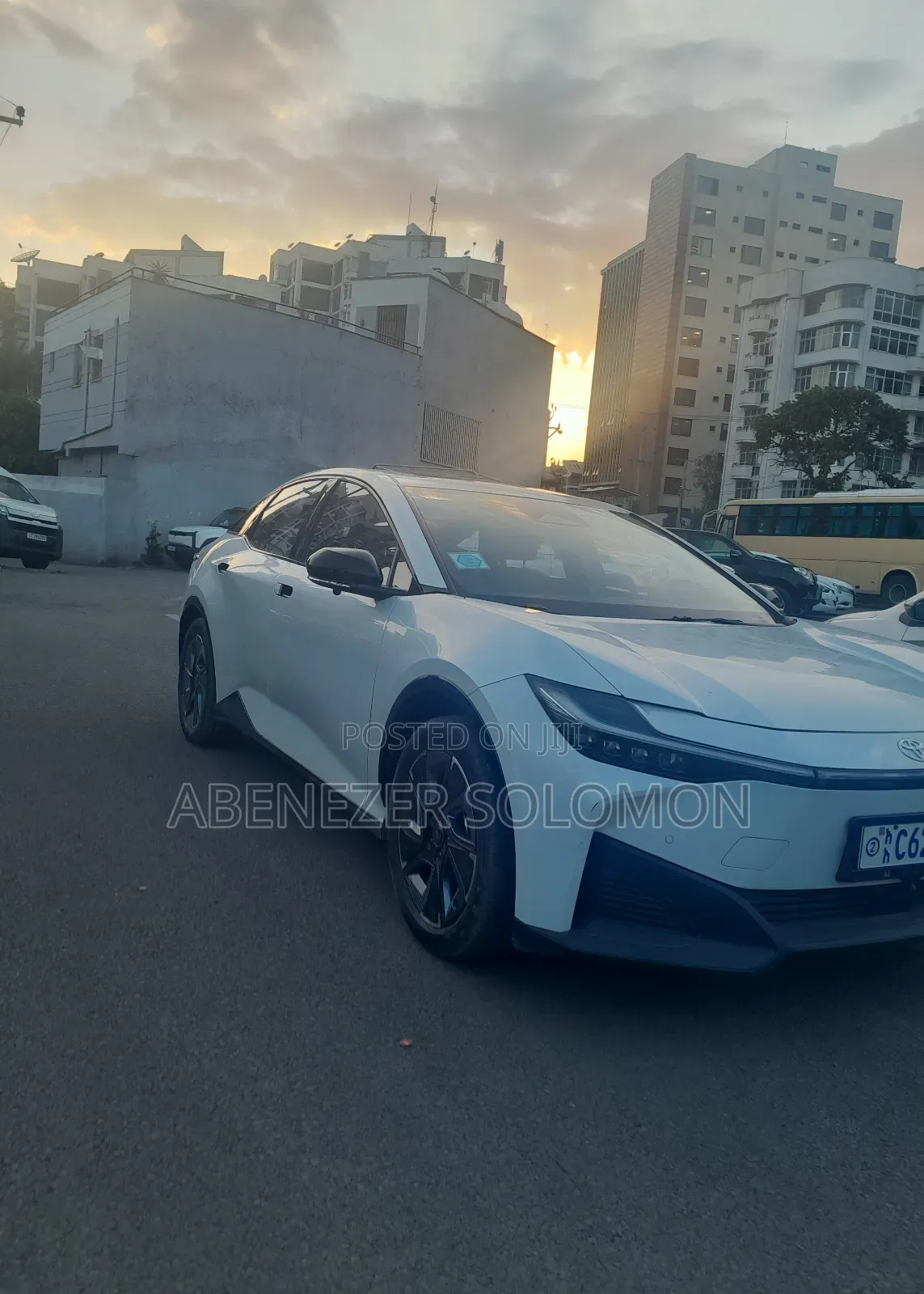 New Toyota bZ3 2024 White