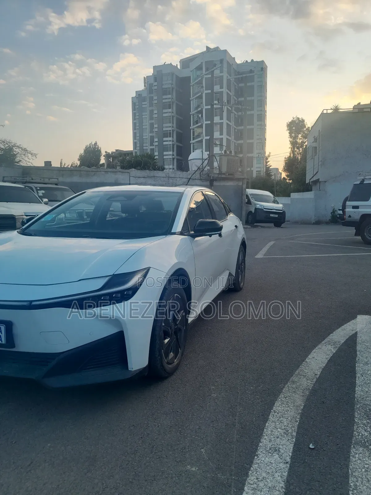 New Toyota bZ3 2024 White