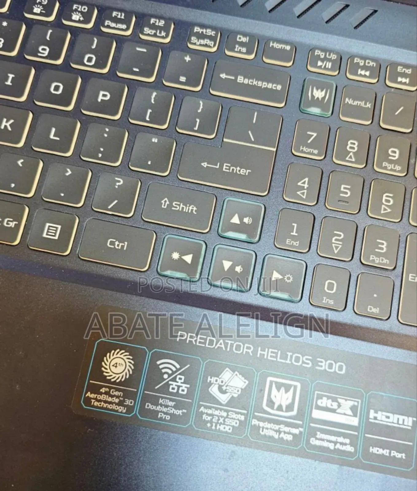 New Laptop Acer Predator Helios 300 16GB Intel Core I7 SSD 1T