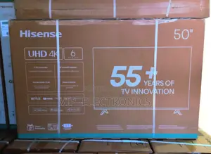 Hisense 50 Inch Tv Smart Uhd 55+Series New 2025Original Product