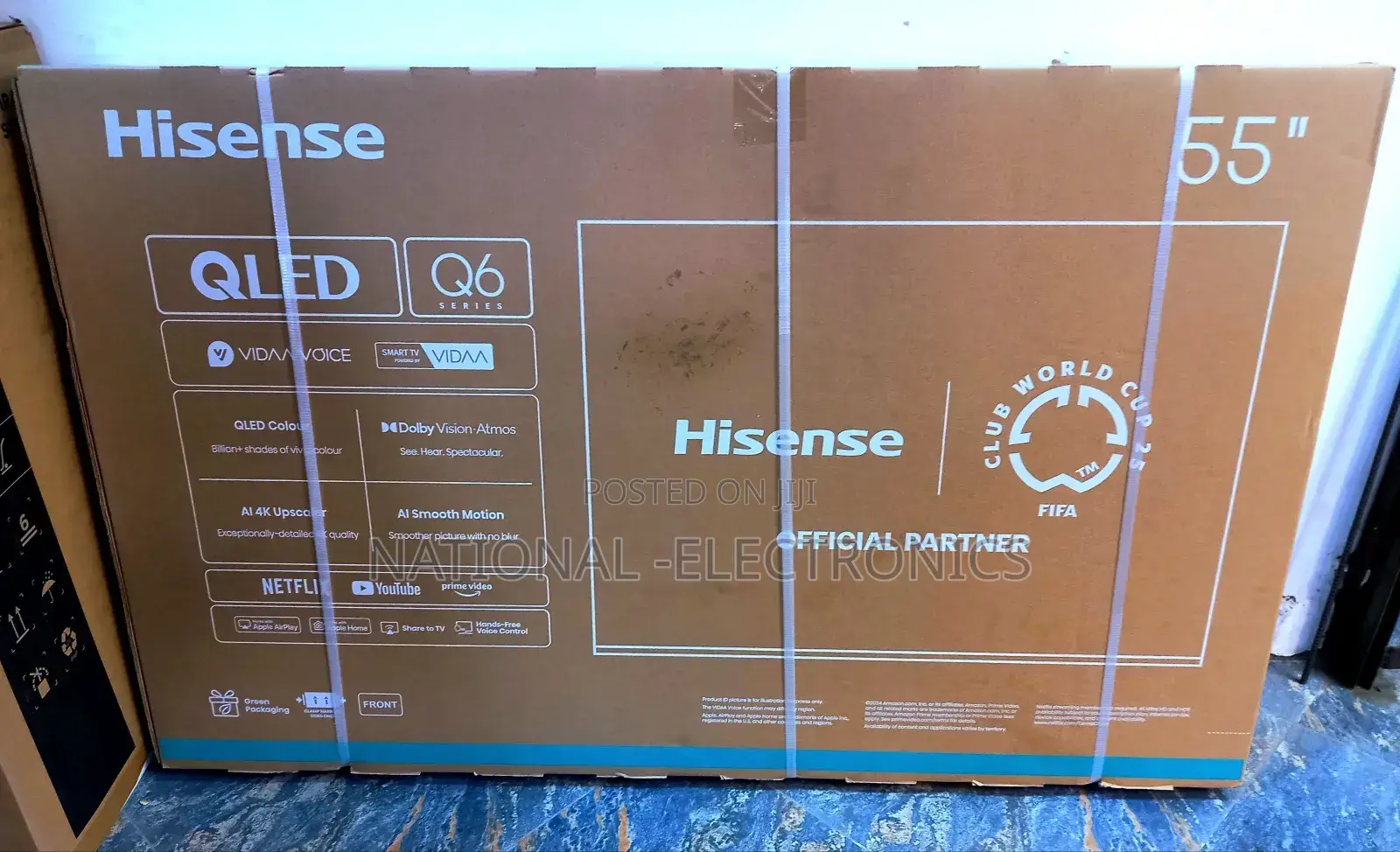 Hisense 55 Inch Tv Smart Uhd Qled Q6 Series Original Products Tv