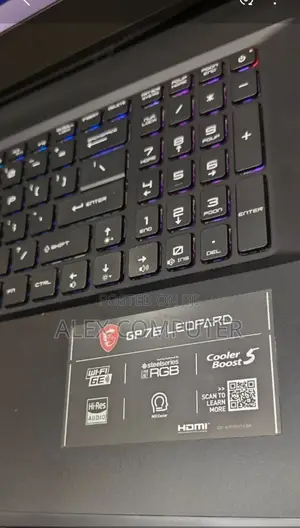 New Laptop MSI 16GB Intel Core I5 SSD 1T