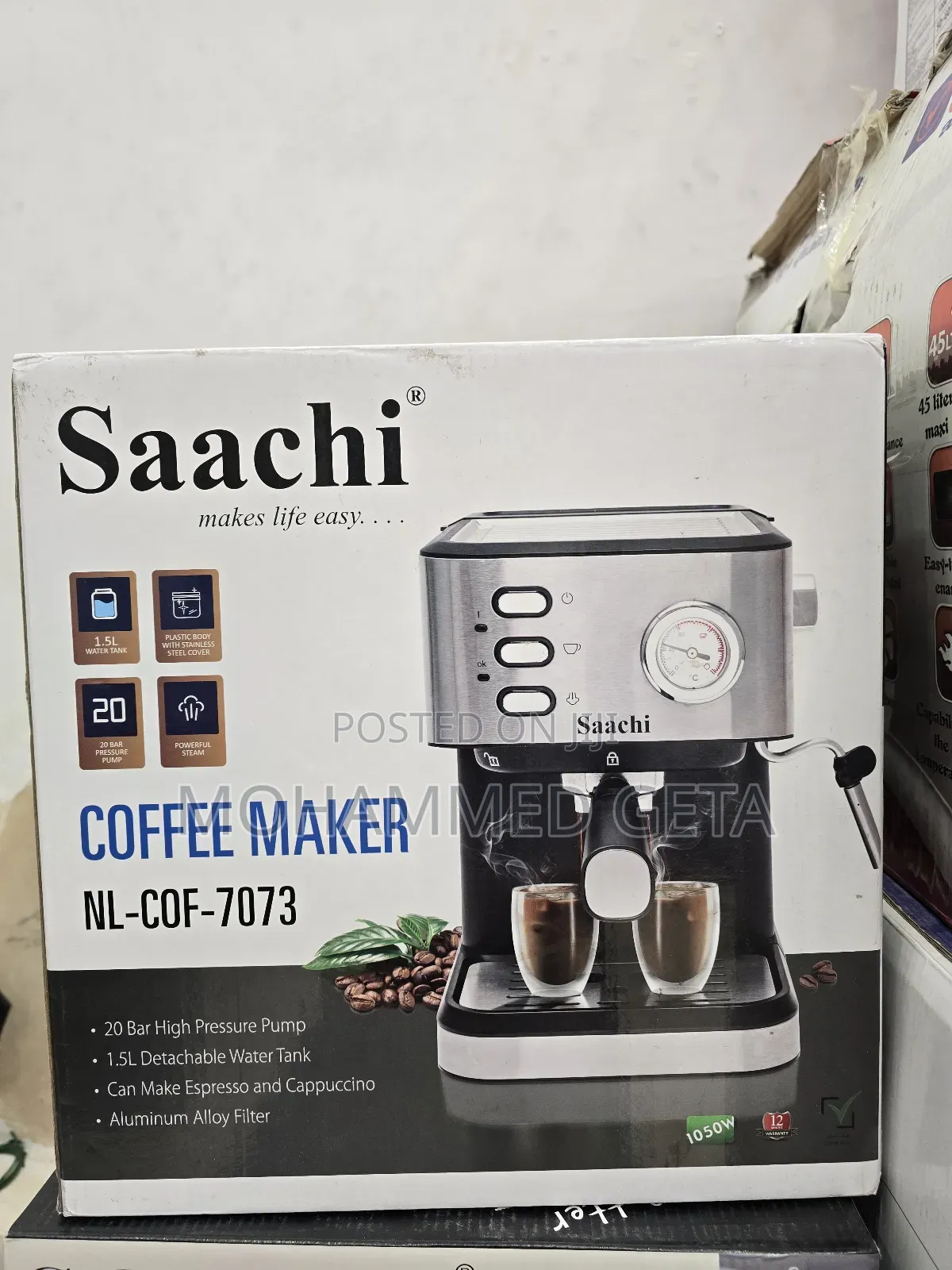 Saachi Coffee Maker 20bar