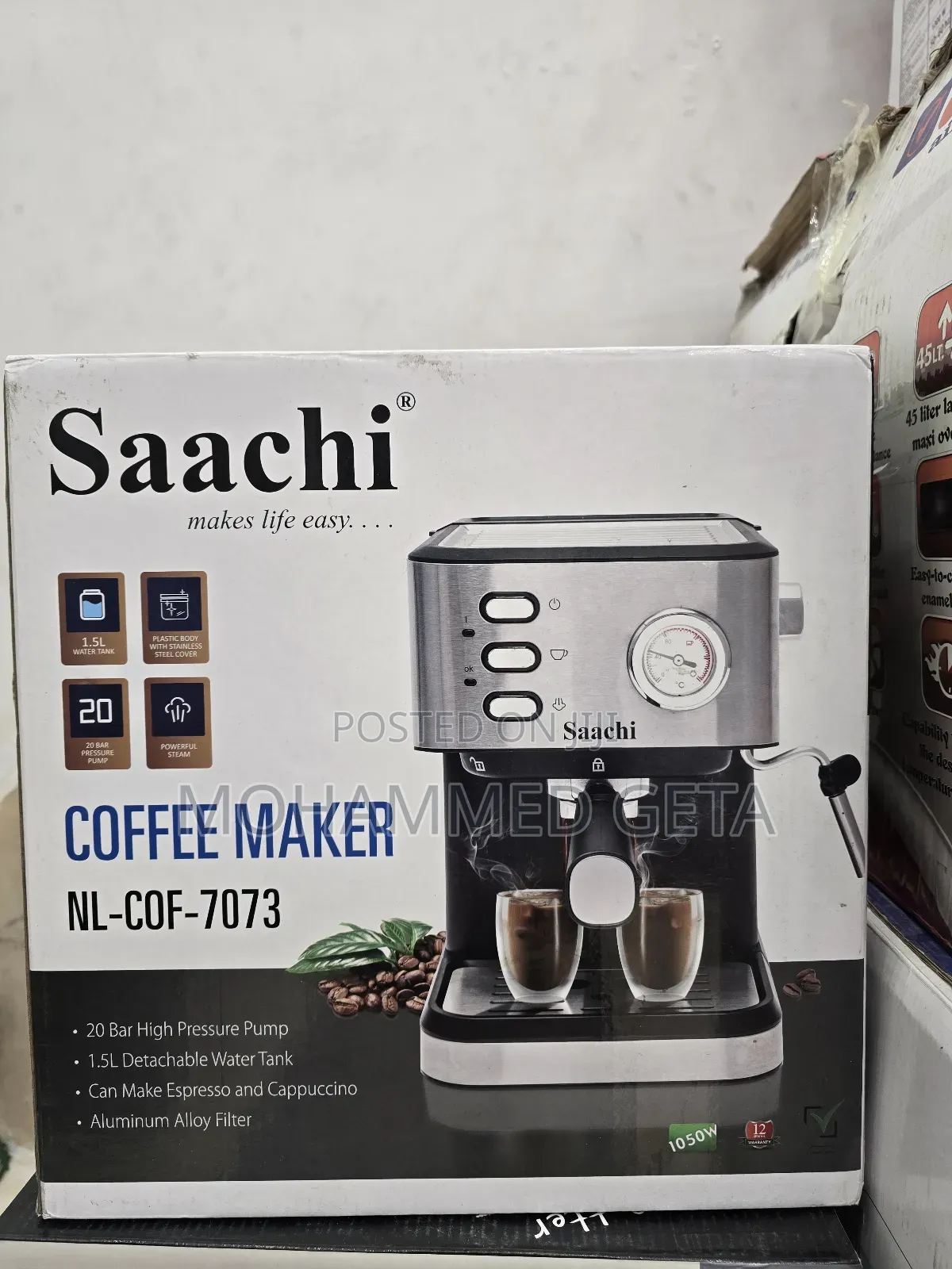 Saachi Coffee Maker 20bar