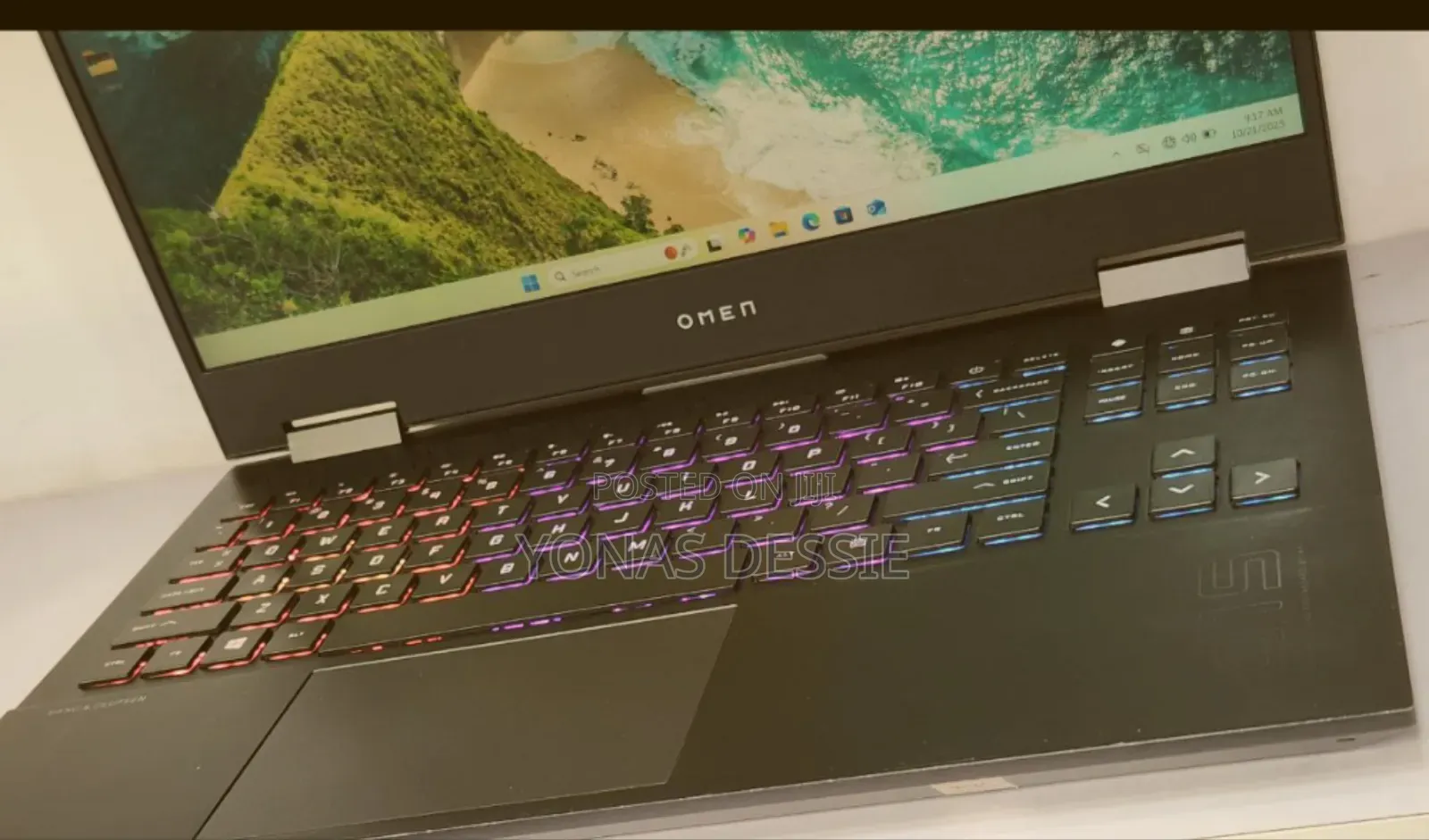 New Laptop HP Omen 15 16GB AMD Ryzen 7 SSD 512GB