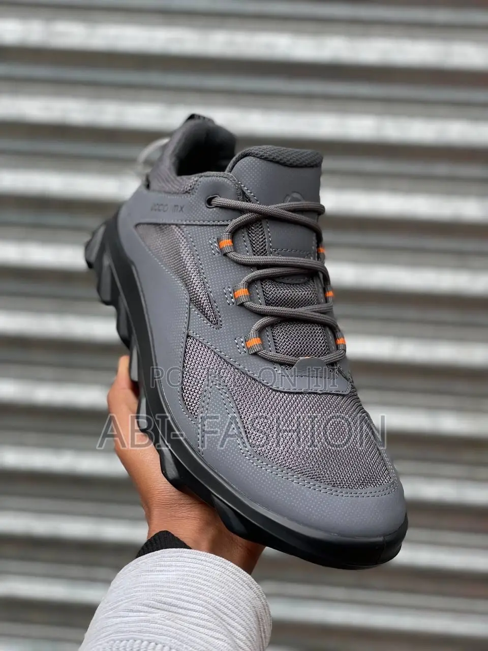 Ecco Mx Low Mens Grey Premium Quality