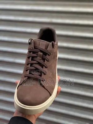 Photo - Brown Leather Caterpillar Sneakers Mens